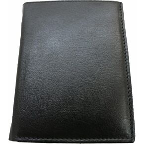 Tri Fold Police Wallet with Badge Holder, black, 4 3/4 X 3 1/2 in Saudi Arabia