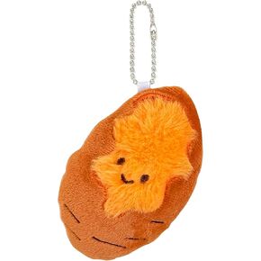 Roasted Sweet Potato Bag Charm, Cute Plush Keychain, Shellable Sweet Potato Charm for Handbags Backpacks Purse Keychain Accessories Charm Lover Gifts in Saudi Arabia