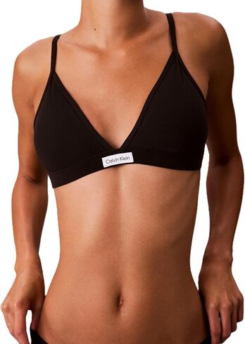 Calvin Klein Women's Comfort Logo Cotton Stretch Triangle Bralette in Kuwait
