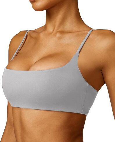 Women's Sports Bra Low Impact Lightweight Casual Workouts Bralette Removable Yoga Bra Thin Straps Sexy Bra Everyday Bras in Saudi Arabia