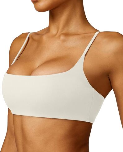 Women's Sports Bra Low Impact Lightweight Casual Workouts Bralette Removable Yoga Bra Thin Straps Sexy Bra Everyday Bras in Saudi Arabia