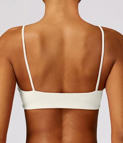 Women's Sports Bra Low Impact Lightweight Casual Workouts Bralette Removable Yoga Bra Thin Straps Sexy Bra Everyday Bras in Saudi Arabia