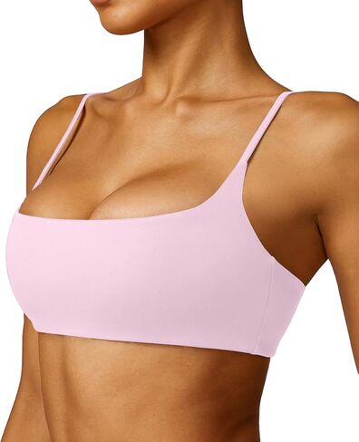 Women's Sports Bra Low Impact Lightweight Casual Workouts Bralette Removable Yoga Bra Thin Straps Sexy Bra Everyday Bras in Saudi Arabia