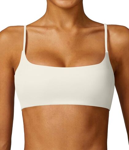 Women's Sports Bra Low Impact Lightweight Casual Workouts Bralette Removable Yoga Bra Thin Straps Sexy Bra Everyday Bras in Saudi Arabia