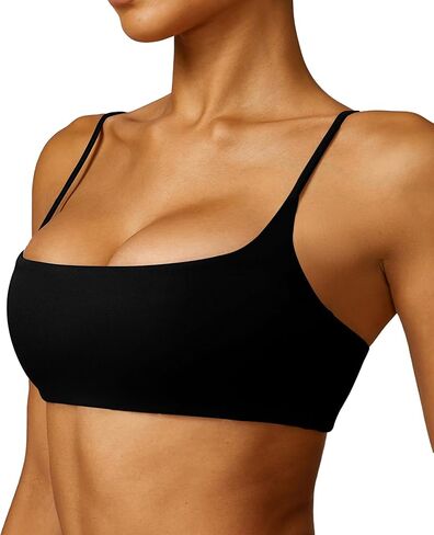 Women's Sports Bra Low Impact Lightweight Casual Workouts Bralette Removable Yoga Bra Thin Straps Sexy Bra Everyday Bras in Saudi Arabia