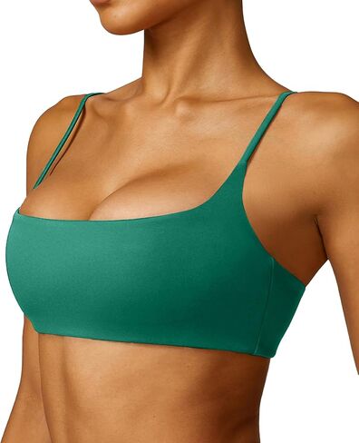 Women's Sports Bra Low Impact Lightweight Casual Workouts Bralette Removable Yoga Bra Thin Straps Sexy Bra Everyday Bras in Saudi Arabia