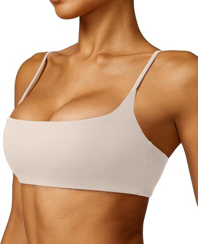 Women's Sports Bra Low Impact Lightweight Casual Workouts Bralette Removable Yoga Bra Thin Straps Sexy Bra Everyday Bras in Saudi Arabia