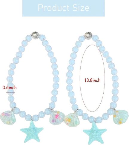 2 Pcs Ocean-Themed Curtain Tiebacks with Shell & Starfish Pendants - Beaded Holdbacks for Bedroom Living Room in Saudi Arabia