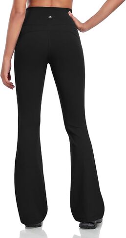 HeyNuts Mellow Flare Leggings 29"/30.5"/32.5"/34.5", High Waisted Tummy Control Wide Leg Bootcut Yoga Pants Lounge Soft in Saudi Arabia
