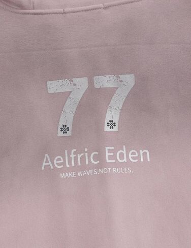 Aelfric Eden Boxy 77 بغطاء للرأس بسحاب عتيق من الصوف المغسول بقلنسوة ملابس الشارع الشهير سترة اسكواش in Kuwait