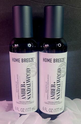 Amber + Sandlewood Scented Room Spray, 6oz, Set of 2 in Saudi Arabia