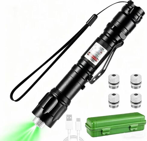 Green Laser Pointer High Power, Visible Long Beam, Rechargeable USB, for Presentations, Astronomy, Outdoor Use, Tactical Flashlight in Saudi Arabia