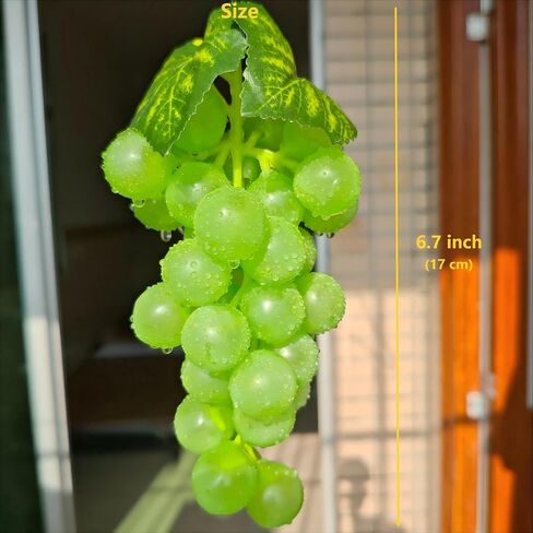 UMPE Artificial Grapes 3 Bunches, Fake Grapes, Realistic Burgundy Purple Green Plastic Grape Decor for Vase Fillers, Home Kitchen Table Centerpiece, Party Wedding Display in Saudi Arabia