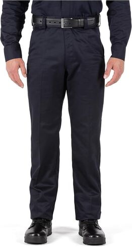5.11 Tactical Men's Regular Fit Company Pant 2.0, Fire-Resistant Thread Tough Cotton Twill Work Pants, Style 74508, Fire Navy in Saudi Arabia