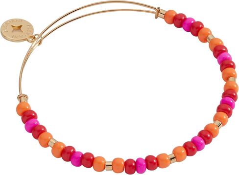 Alex and Ani Farmer's Market Beaded Bangle, Brass Shiny Gold in Kuwait