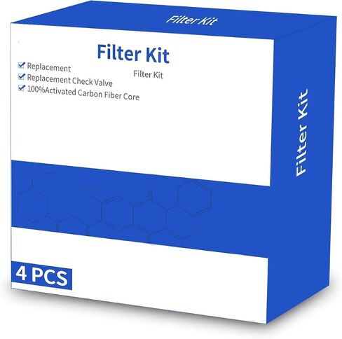 (4 Pack) Replacement Filter Kit Compatible with Machine Clean in Kuwait