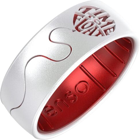 خاتم Enso Rings x مجموعة Warner Bros Collection من السيليكون - تصميمات مستوحاة من "حان وقت الطفو"، وريك ومورتي، والأصدقاء وتيد لاسو - متينة ومرنة ومريحة in Kuwait