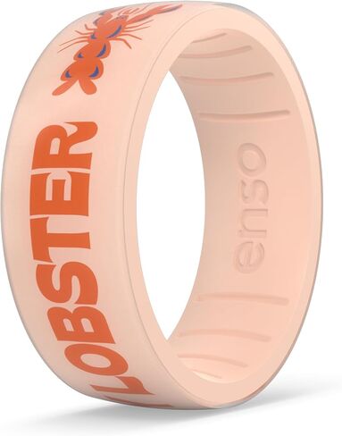 خاتم Enso Rings x مجموعة Warner Bros Collection من السيليكون - تصميمات مستوحاة من "حان وقت الطفو"، وريك ومورتي، والأصدقاء وتيد لاسو - متينة ومرنة ومريحة in Kuwait