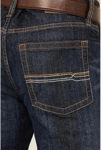 جينز Cody James الرجالي Night Hawk Wash Wyatt Slim Bootcut من قماش الدنيم المطاطي مقاس متوسط ​​34 عرض × 32 طول أمريكي in Kuwait