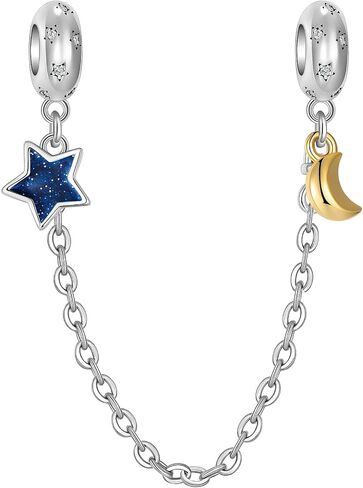 925 Sterling Silver Charm - Assorted Dangle & Bead Charms for Bracelets - Heart, Travel, Family, Animal, Celestial Designs in Saudi Arabia
