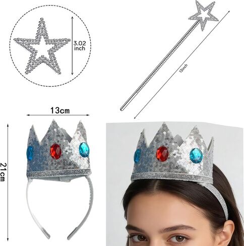 Girls Princess Costume One Shoulder Fancy Dress Gowns with Accessories for Halloween Cosplay in Saudi Arabia