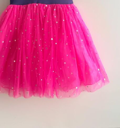 Girls Hero Princess Dress with Hood, Kids Fantasy Costume Tulle Party Dress for Halloween Birthday Cosplay in Saudi Arabia