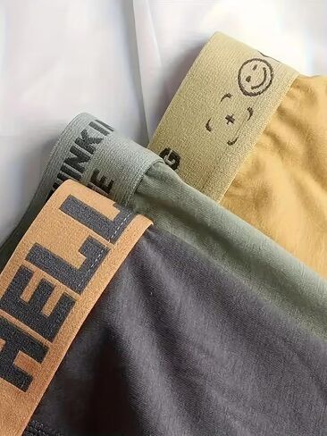 20 Pairs Men's Hello Boxer Briefs - Breathable, Elastic, Quick-Drying Sports Underwear, Comfortable, Great Gift for Him in Kuwait