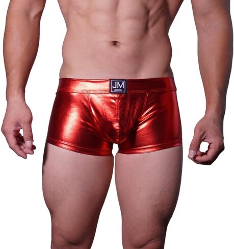 JOCKMAIL رجل سراويل داخلية للرجال ملابس داخلية للرجال سائل معدني ساخن الجسم الملاكم ملابس السباحة لأداء المرحلة وملابس الحفلات in Kuwait