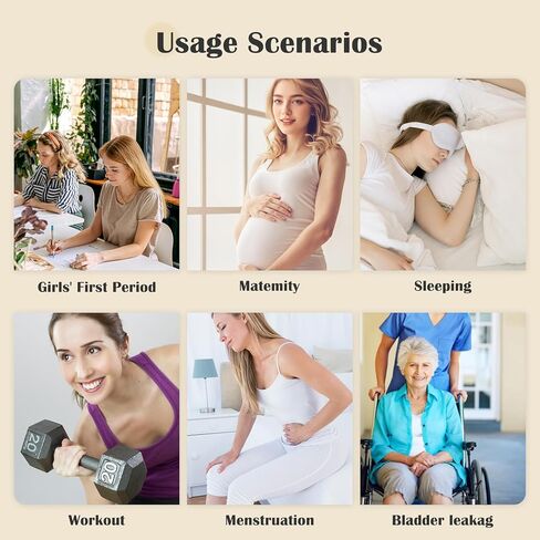 Incontinence Underwear for Women, Washable Leak Proof Underwear for Bladder Leak & Postpartum Protection, Reusable Women's Cotton Period Panties 3 Pack, XX-Large in Saudi Arabia
