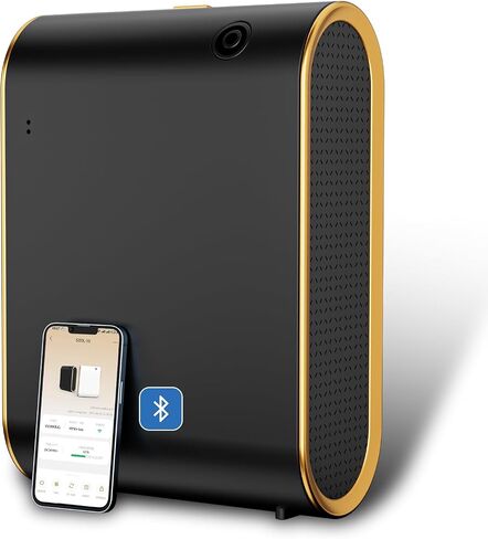 Wankeer Smart Scent Air Machine for Home, 1500 Sq. Ft Hotel Collection Diffuser with Cold Air Tech, Whole House Fragrance & Low Noise, Bluetooth Scent Air Diffuser for Home, Hotel, Office, Spa(Black) in Saudi Arabia