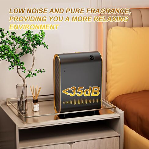 Wankeer Smart Scent Air Machine for Home, 1500 Sq. Ft Hotel Collection Diffuser with Cold Air Tech, Whole House Fragrance & Low Noise, Bluetooth Scent Air Diffuser for Home, Hotel, Office, Spa(Black) in Saudi Arabia