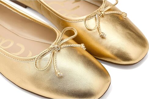 باليه نسائي مسطح من Sam Edelman، Alie، ذهبي كهرماني، 8 M in Kuwait