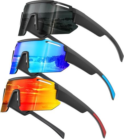 KALIYADI Polarized Youth Baseball Sunglasses: Kids Sunglasses for Boys Girls Sports Cycling Running UV400 Protection Age 6-14 in Kuwait