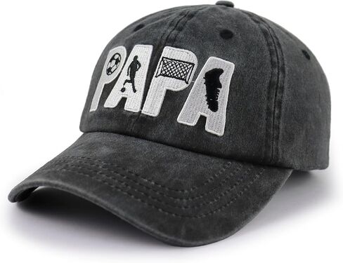 Soccer Papa Hat, Adjustable Embroidered Soccer Dad Baseball Cap in Saudi Arabia