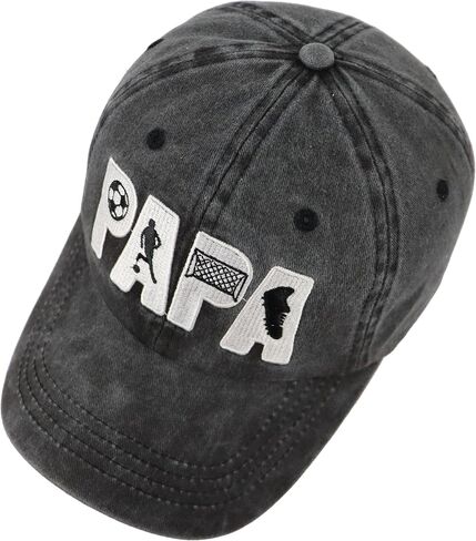 Soccer Papa Hat, Adjustable Embroidered Soccer Dad Baseball Cap in Saudi Arabia