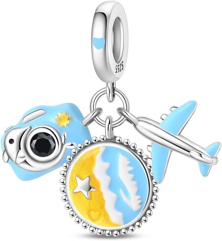 925 Sterling Silver Charms for Bracelets Necklace Dangle Pendants Beads Charms Jewelry Charm for Women in Saudi Arabia