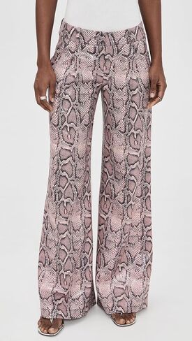 alice + olivia Women's Vegan Python Pants in Kuwait