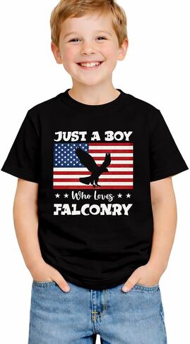 Just A Boy Who Loves Funny Pattern Letter Prints Shirt Kids Little Toddler Short Sleeve Cotton T Shirt in Kuwait