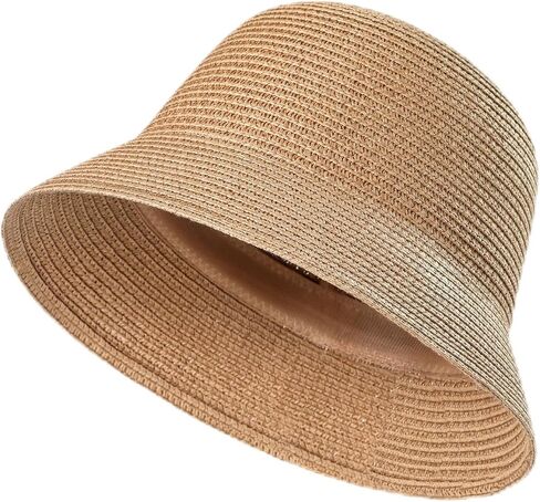 Sun Hats for Women Summer Beach Hat for Women with UV Sun Protection Large Straw Hats for Women with Strap in Saudi Arabia