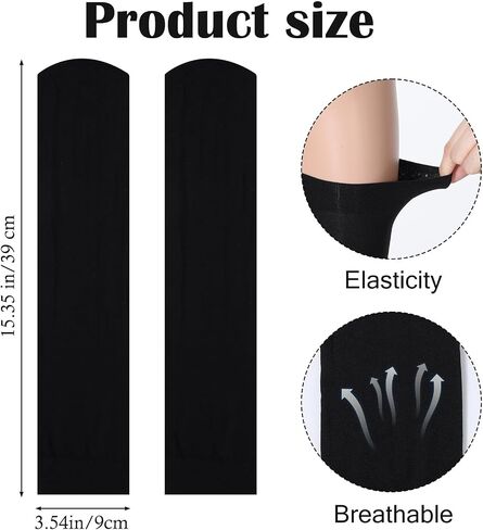 3 Pairs Black Knee High Stockings Women’s Trouser Socks Opaque Stretchy Nylon Knee High Stockings Soft Nylon Socks Dress Sock for Women, Comfort Fit for Uniform Daily Wear in Kuwait