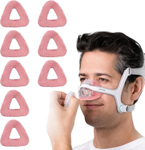 8-Pack Nasal Mask Liners Compatible with AirFit N20 Nasal Mask Cushions,Soft Thin & Comfortable Mask Covers,Reducing Facial Redness Enhanced Comfort (Pink) in Saudi Arabia