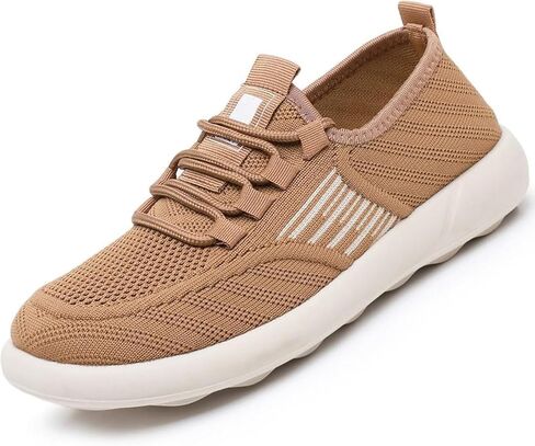 Slip On Walking Shoes for Women,Breathable Knit Mesh Casual Shoes,Comfortable Travel Work Shoes in Kuwait
