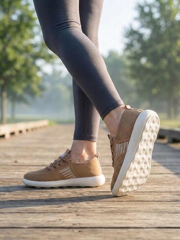 Slip On Walking Shoes for Women,Breathable Knit Mesh Casual Shoes,Comfortable Travel Work Shoes in Kuwait