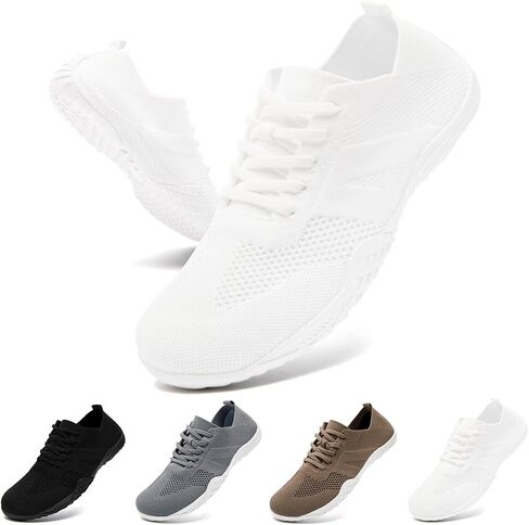 Mens Womens Barefoot Shoes Zero Drop Minimalist Sneakers for Natural Movement, Lightweight & Breathable Shoe Perfect for Walking Running Gym & Outdoor in Saudi Arabia