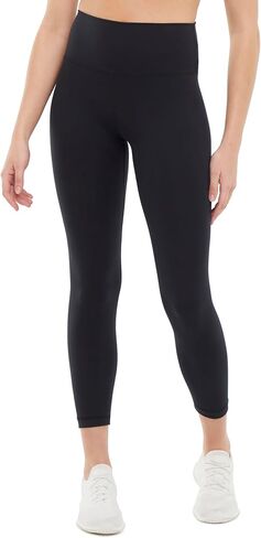 Balance Collection Women's 25" Contender Lux Ankle Legging with Yellow Smiley Sock Set in Saudi Arabia