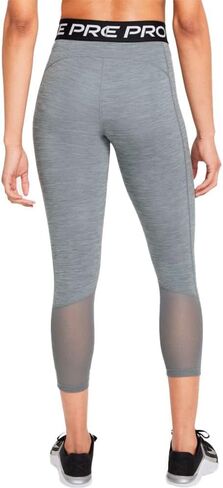 Nike Womens 365 Mid Rise Tight Crop Leggings رمادي | أسود XL in Kuwait