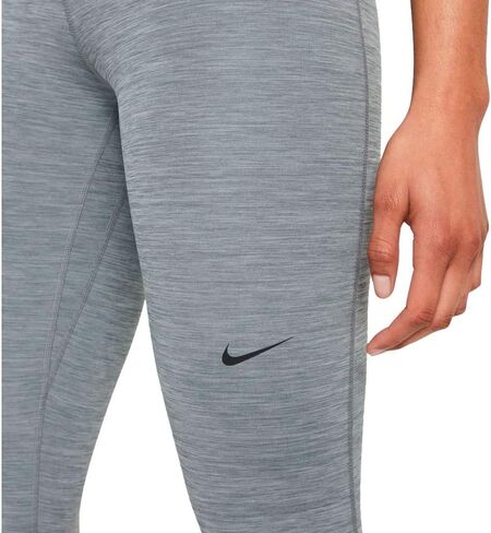 Nike Womens 365 Mid Rise Tight Crop Leggings رمادي | أسود XL in Kuwait