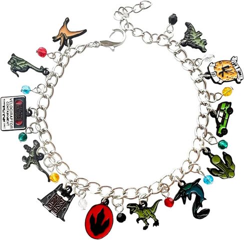 Fashion Horror Dinosaur Charm Bracelet for Women Men in Saudi Arabia