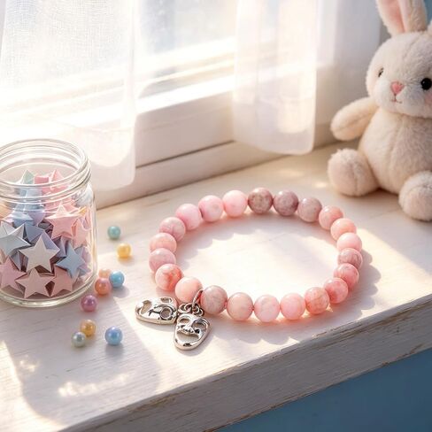 Mikovivi Theater Mask Bracelet for Women & Teens, Musical Theater Jewelry Gift Comedy and Tragedy Masks Bracelet for Theatre Lovers Students & Stage Actors (Pink) in Kuwait