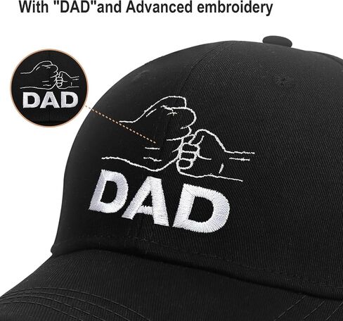 Dad Gifts for Men, Dad Hat Embroidered Letters Adjustable Baseball Cap in Saudi Arabia